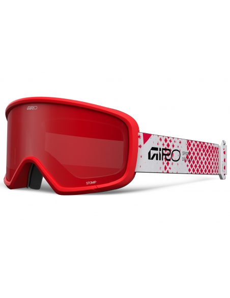 Gogle narciarskie Giro Stomp Junior Red Fence / Amber Scarlet