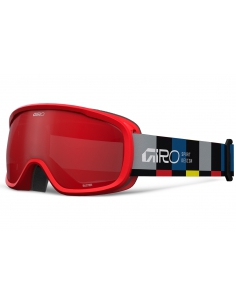 Gogle narciarskie Giro Buster Junior Black Blocks / Amber Scarlet