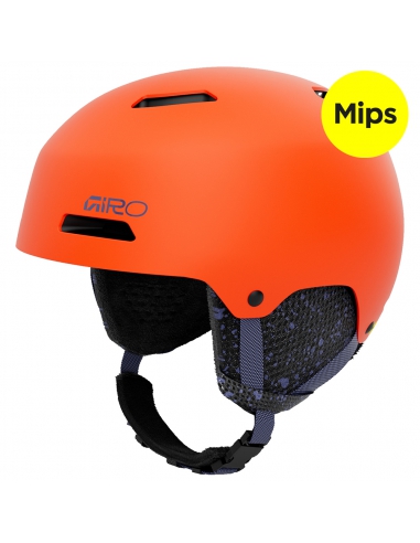 Kask narciarski GIRO Crue MIPS Junior Orange Mat