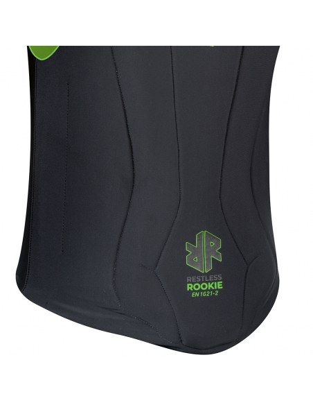 Kamizelka ochraniacz narciarski pleców i tułowia "żółw" Komperdell Ballistic FlexFit Pro Junior Black/Neon-Green