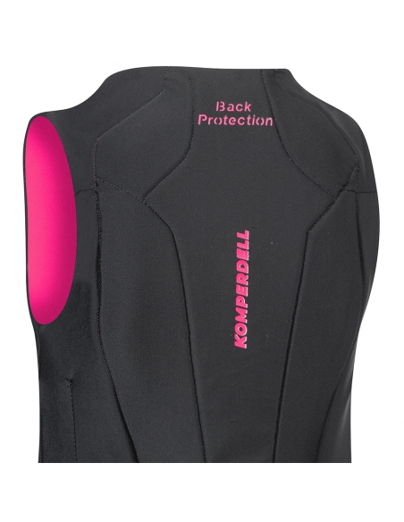 Kamizelka ochraniacz narciarski pleców i tułowia "żółw" Komperdell Ballistic FlexFit Pro Junior Black/Neon-Pink