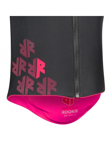Kamizelka ochraniacz narciarski pleców i tułowia "żółw" Komperdell Ballistic FlexFit Pro Junior Black/Neon-Pink