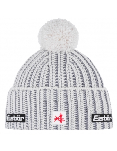 Czapka Eisbar Ronda Pompon SA 100 White-Grey