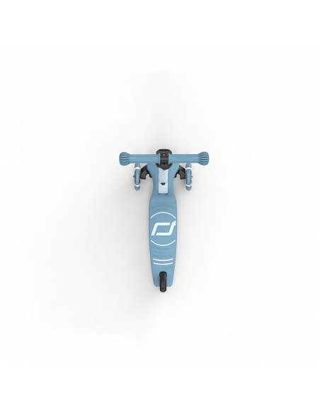 Hulajnoga Scoot&Ride Highwaykick 3S LED z systemem sterowania 2w1 Steel + pasek do noszenia GRATIS