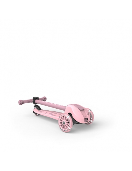 Hulajnoga Scoot&Ride Highwaykick 3S LED z systemem sterowania 2w1 Rose + pasek do noszenia GRATIS