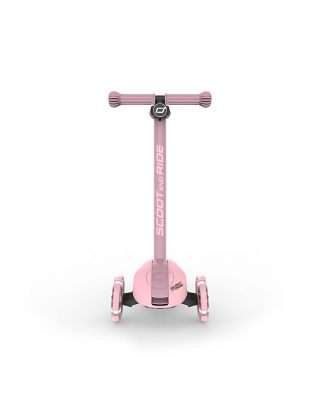 Hulajnoga Scoot&Ride Highwaykick 3S LED z systemem sterowania 2w1 Rose + pasek do noszenia GRATIS