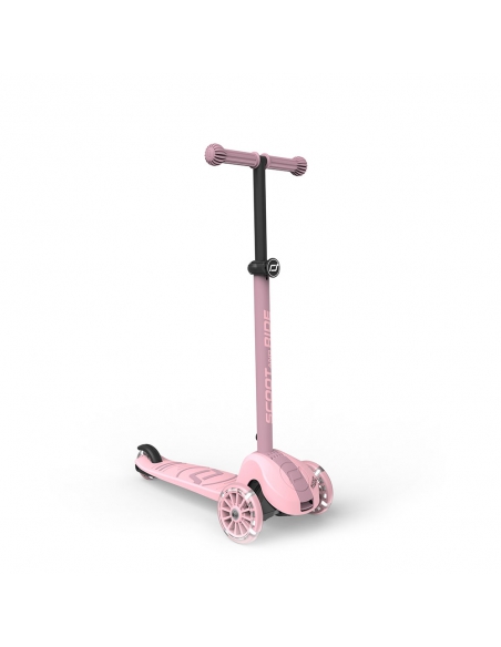 Hulajnoga Scoot&Ride Highwaykick 3S LED z systemem sterowania 2w1 Rose + pasek do noszenia GRATIS