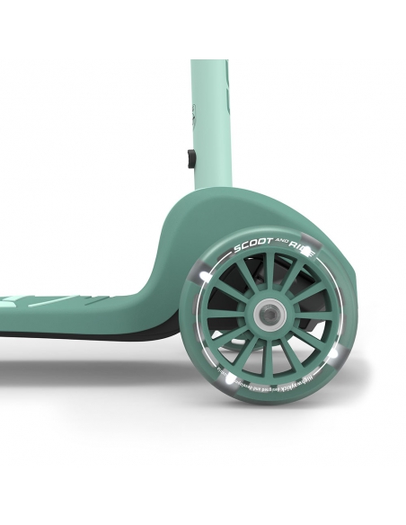 Hulajnoga Scoot&Ride Highwaykick 3S LED z systemem sterowania 2w1 Forest + pasek do noszenia GRATIS