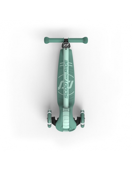 Hulajnoga Scoot&Ride Highwaykick 3S LED z systemem sterowania 2w1 Forest + pasek do noszenia GRATIS