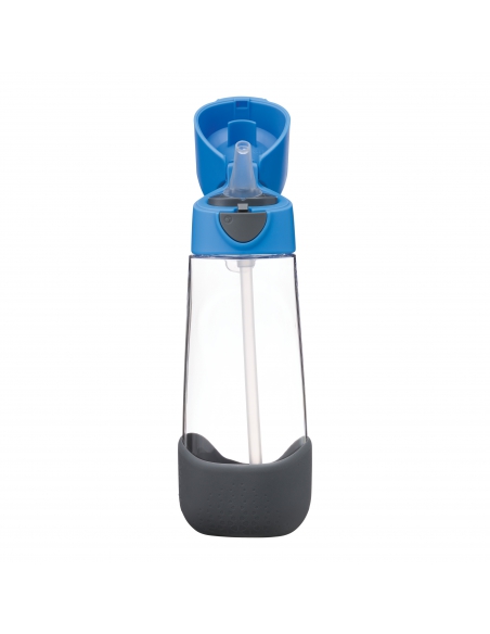 Butelka tritanowa na wodę bidon ze słomką b.box 600ml Blue Slate