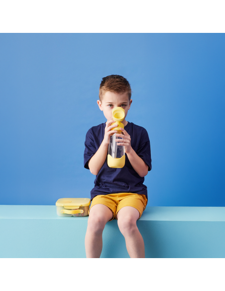 Butelka tritanowa na wodę bidon ze słomką b.box 600ml Lemon Twist