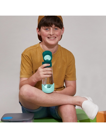 Butelka tritanowa na wodę bidon ze słomką b.box 600ml Emerald Forest