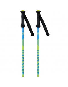 Kije narciarskie Rossignol (regulowane 70-105 cm) Telescopic Junior Blue/Yellow
