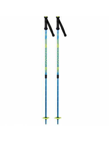 Kije narciarskie Rossignol (regulowane 70-105 cm) Telescopic Junior Blue/Yellow