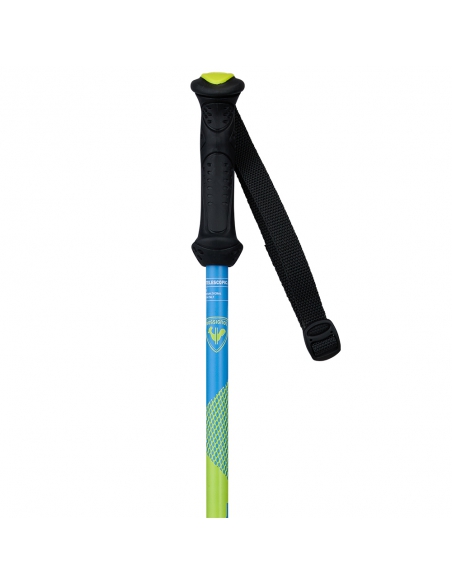 Kije narciarskie Rossignol (regulowane 70-105 cm) Telescopic Junior Blue/Yellow