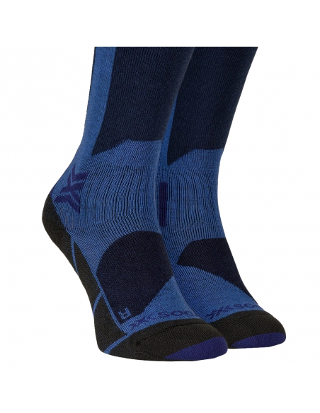 Skarpety narciarskie dziecięce X-Socks SKI Discover OTC Junior Blue Blossom/Marine
