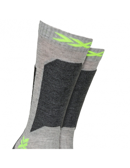 Skarpety narciarskie dziecięce X-Socks SKI Discover OTC Junior Rhino Grey/Canary