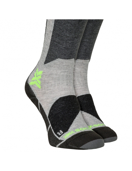 Skarpety narciarskie dziecięce X-Socks SKI Discover OTC Junior Rhino Grey/Canary