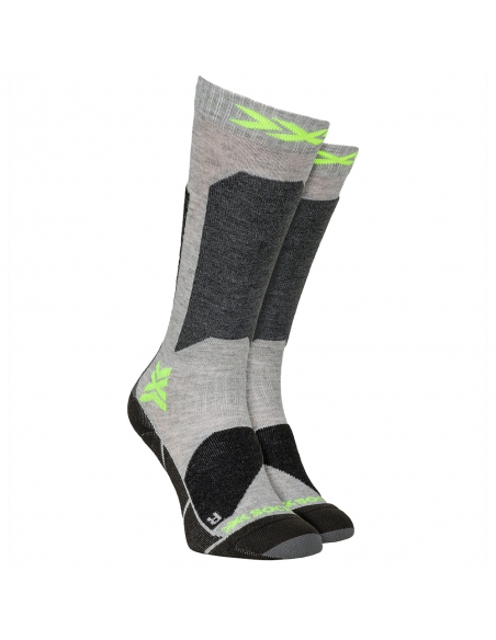 Skarpety narciarskie dziecięce X-Socks SKI Discover OTC Junior Rhino Grey/Canary
