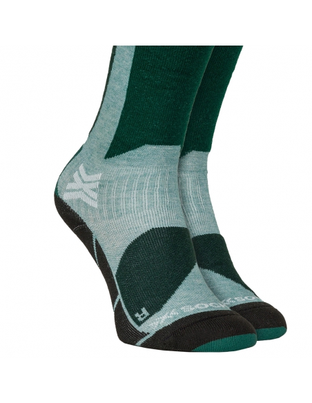 Skarpety narciarskie dziecięce X-Socks SKI Discover OTC Junior Sage Green/English Lawn