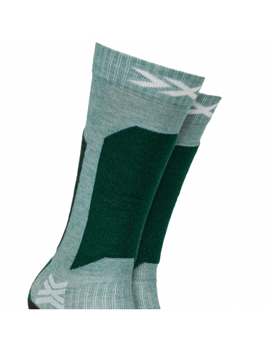 Skarpety narciarskie dziecięce X-Socks SKI Discover OTC Junior Sage Green/English Lawn