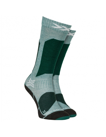 Skarpety narciarskie dziecięce X-Socks SKI Discover OTC Junior Sage Green/English Lawn