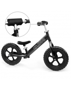 Rowerek biegowy Cruzee 12 SAFE czarny + pasek do noszenia GRATIS