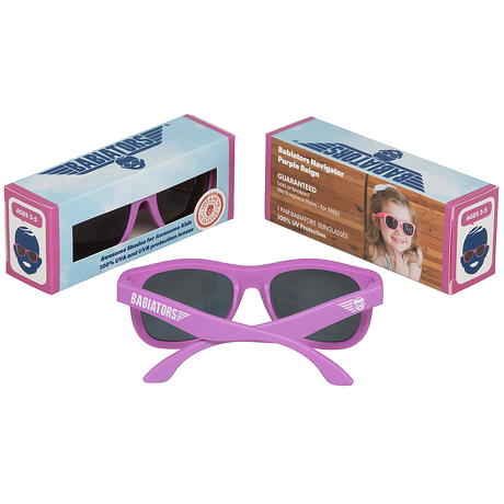 Okulary przeciwsłoneczne dla dzieci Babiators Original Navigator Purple Reign