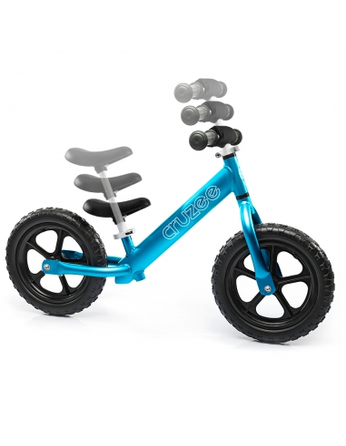 Rowerek biegowy Cruzee 12 SAFE niebieski + pasek do noszenia GRATIS