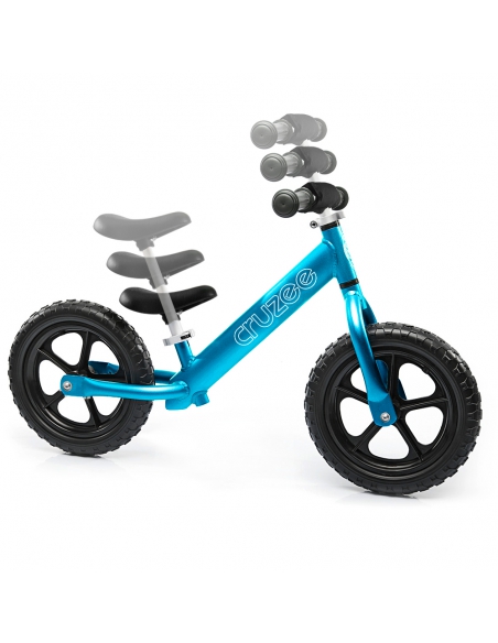 Rowerek biegowy Cruzee 12 SAFE niebieski + pasek do noszenia GRATIS