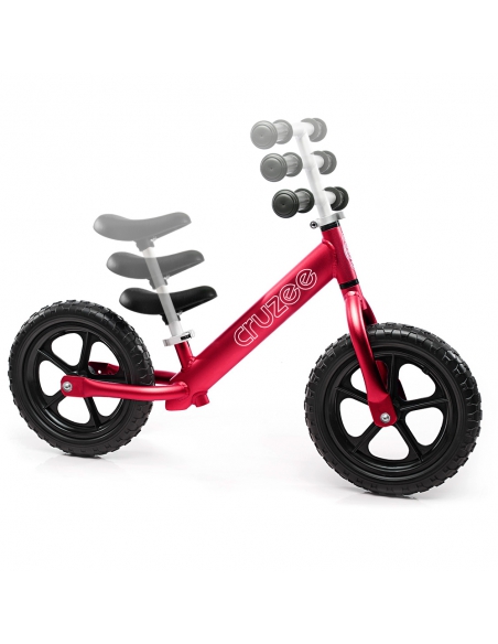 Rowerek biegowy Cruzee 12 czerwony + pasek do noszenia GRATIS