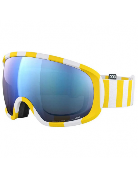 Gogle narciarskie POC FOVEA MID Jaune Blanc/Clarity Highly Intense - Partly Sunny Blue