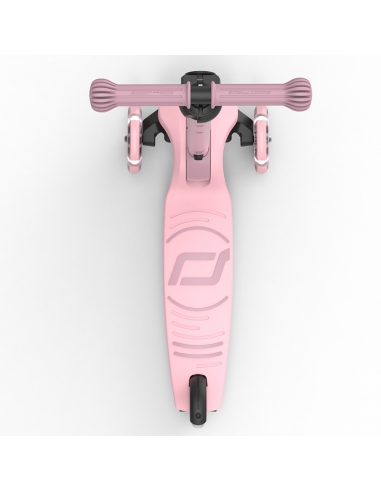 Hulajnoga Scoot&Ride Highwaykick 3S LED Rose (składana, świecące koła, sterowanie 2w1) + pasek do noszenia GRATIS