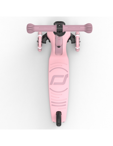 Hulajnoga Scoot&Ride Highwaykick 3S LED Rose (składana, świecące koła, sterowanie 2w1) + pasek do noszenia GRATIS