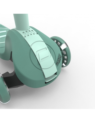 Hulajnoga Scoot&Ride Highwaykick 3S LED Forest (składana, świecące koła, sterowanie 2w1) + pasek do noszenia GRATIS