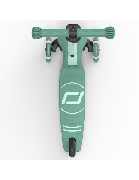 Hulajnoga Scoot&Ride Highwaykick 3S LED Forest (składana, świecące koła, sterowanie 2w1) + pasek do noszenia GRATIS