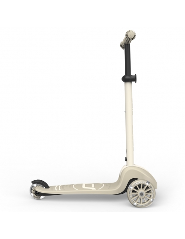 Hulajnoga Scoot&Ride Highwaykick 3S LED Ash (składana, świecące koła, sterowanie 2w1) + pasek do noszenia GRATIS