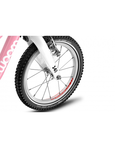 Rower dziecięcy woom 2 GO powder pink (14") różowy