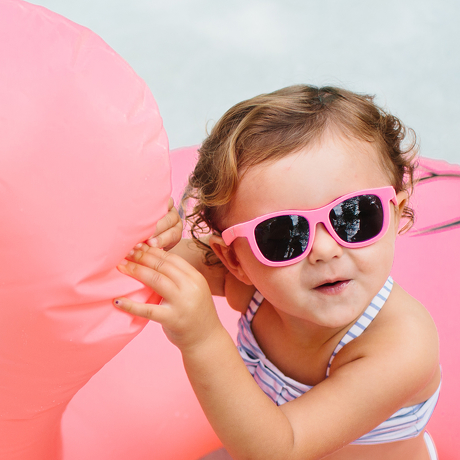 Okulary przeciwsłoneczne dla dzieci Babiators Original Navigator Think Pink