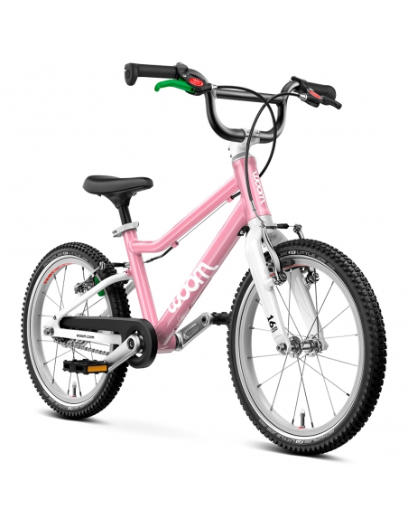 Rower dziecięcy woom 3 GO AUTOMAGIC powder pink (16") różowy pudrowy