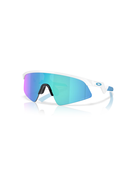 Juniorskie okulary przeciwsłoneczne Oakley Resistor Polished White/Prizm Sapphire