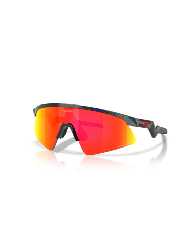Juniorskie okulary przeciwsłoneczne Oakley Resistor Sweep Patrick Mahomes II Dark Galaxy/Prizm Ruby