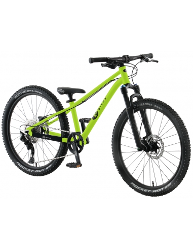 Rower dziecięcy KUbikes 24S MTB DISC Lime zielony