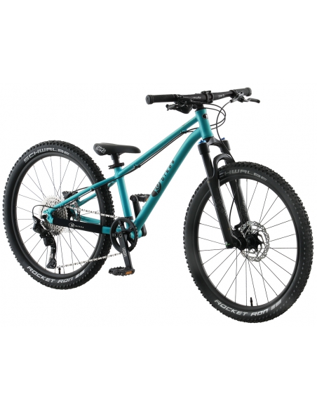 Rower dziecięcy KUbikes 24S MTB DISC Turquoise turkusowy