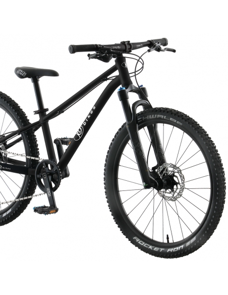 Rower dziecięcy KUbikes 24S MTB DISC Black czarny
