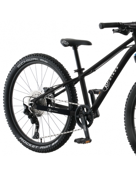 Rower dziecięcy KUbikes 24S MTB DISC Black czarny