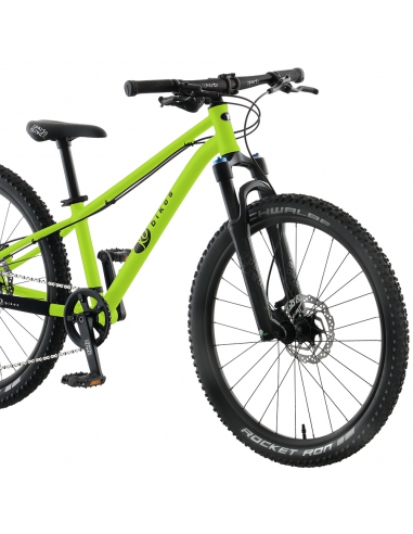 Rower dziecięcy KUbikes 24S MTB DISC Lime zielony