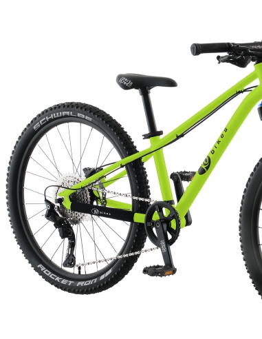 Rower dziecięcy KUbikes 24S MTB DISC Lime zielony