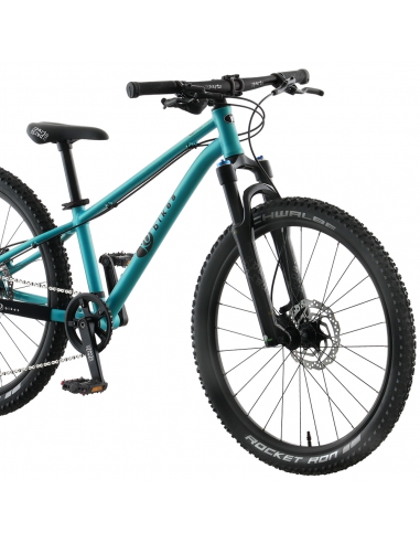 Rower dziecięcy KUbikes 24S MTB DISC Turquoise turkusowy