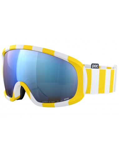Gogle narciarskie POC FOVEA MID Jaune Blanc/Clarity Highly Intense - Partly Sunny Blue